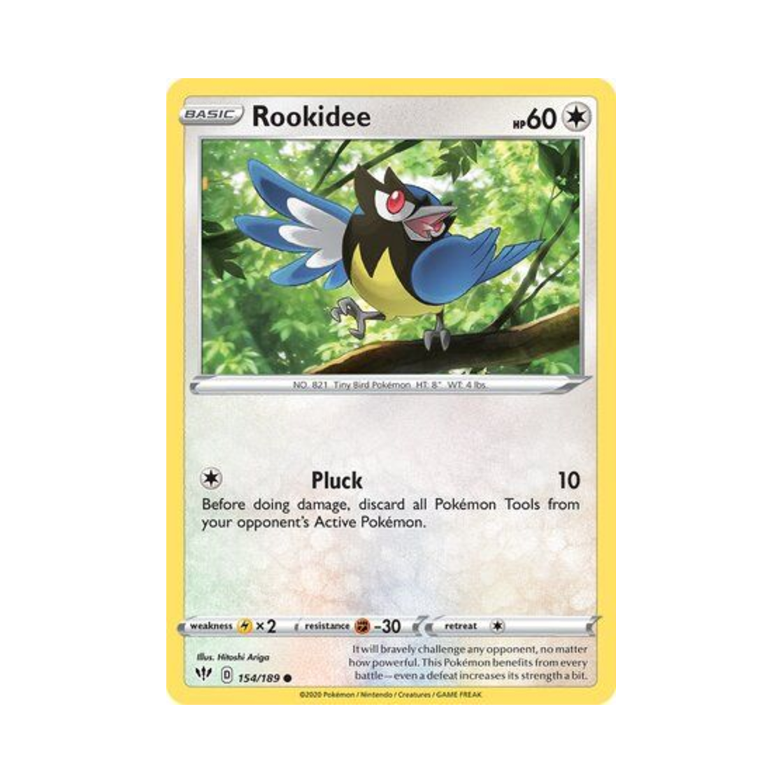 포켓몬 TCG 파라꼬 C 다크니스 어블레이즈 (영문판)(Pokemon TCG Rookidee C Darkness Ablaze (English Ver.))