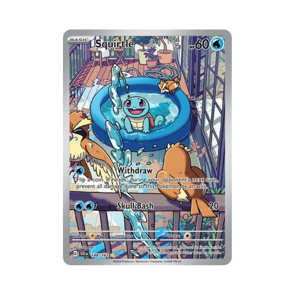 포켓몬 TCG 꼬부기 IR 스텔라 크라운 (영문판)(Pokemon TCG Squirtle IR Stellar Crown (English Ver.)) - 1