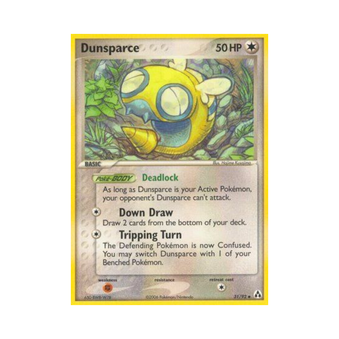 포켓몬 TCG 노고치 U EX 레전드 메이커 (영문판)(Pokemon TCG Dunsparce U EX Legend Maker (English Ver.)) - 1
