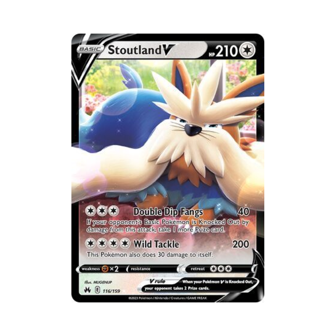 포켓몬 TCG 바랜드 V R 크라운 제니스 (영문판)(Pokemon TCG Stoutland V R Crown Zenith (English Ver.)) - 1