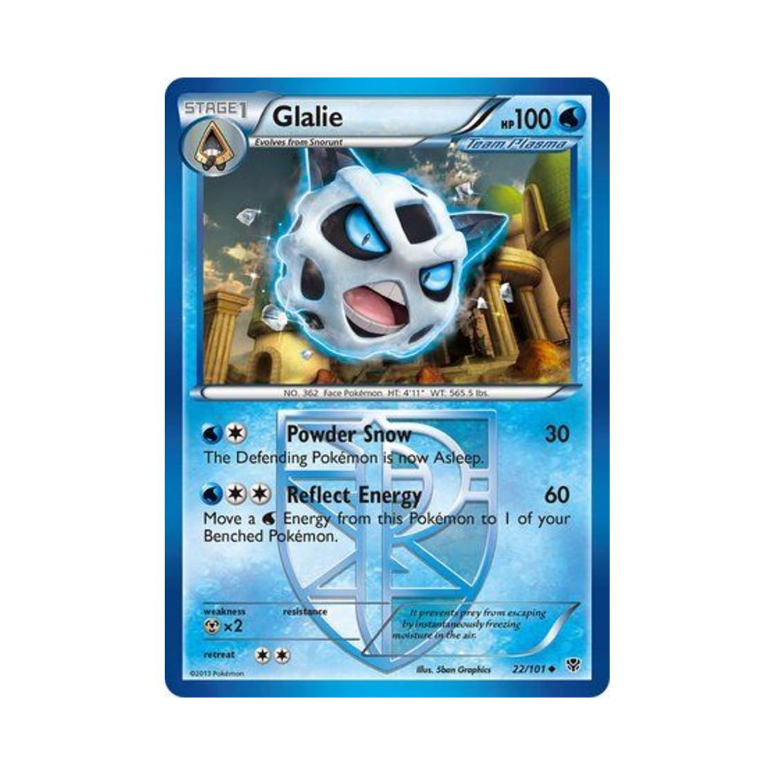 포켓몬 TCG 얼음귀신 U 플라스마 블라스트 (영문판)(Pokemon TCG Glalie U Plasma Blast (English Ver.)) - 1