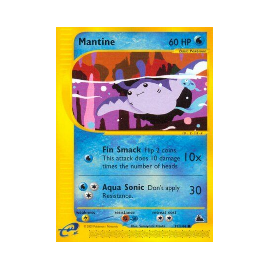 포켓몬 TCG 만타인 C 스카이리지 (영문판)(Pokemon TCG Mantine C Skyridge (English Ver.)) - 1