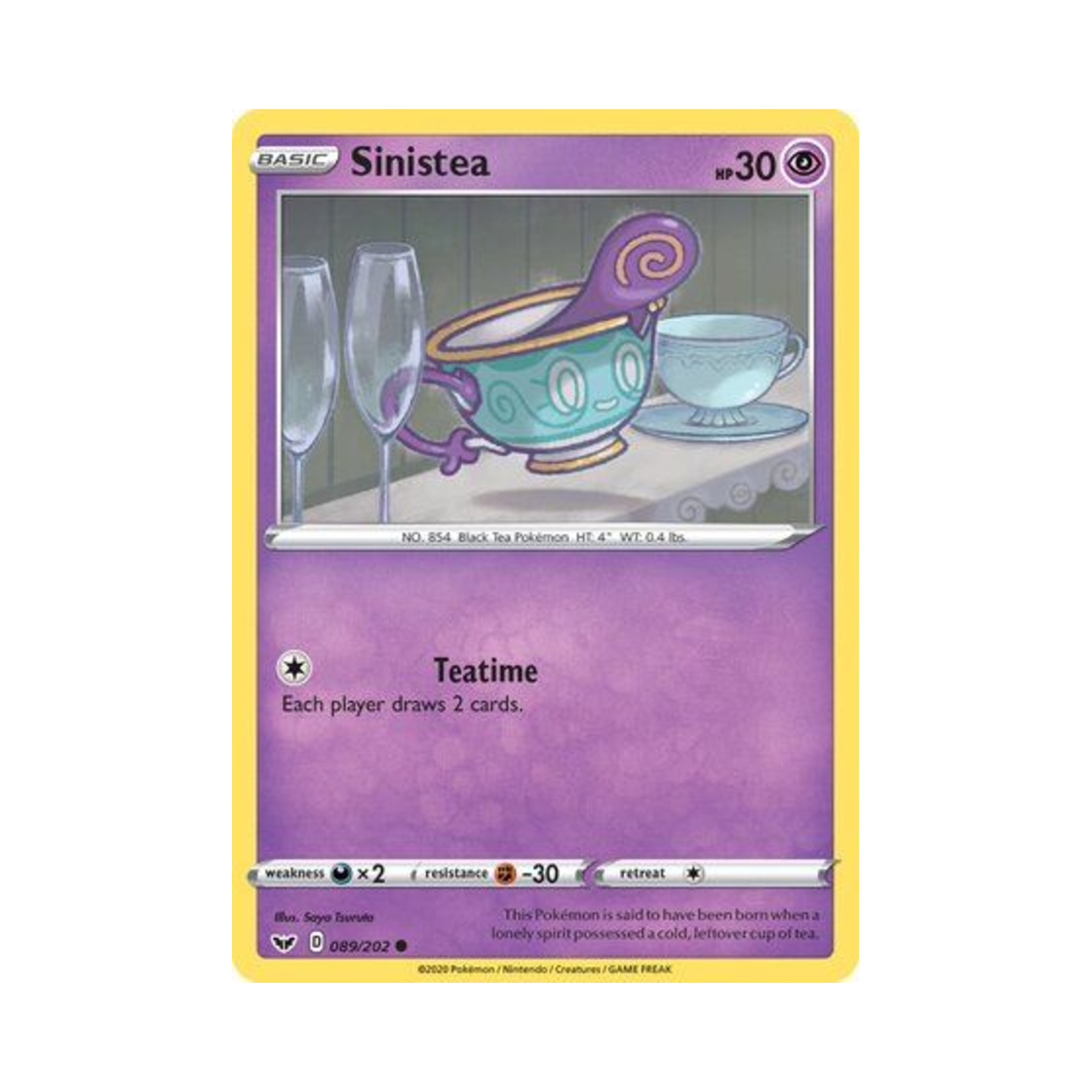 포켓몬 TCG 데인차 C 소드 & 실드 (영문판)(Pokemon TCG Sinistea C Sword & Shield (English Ver.))