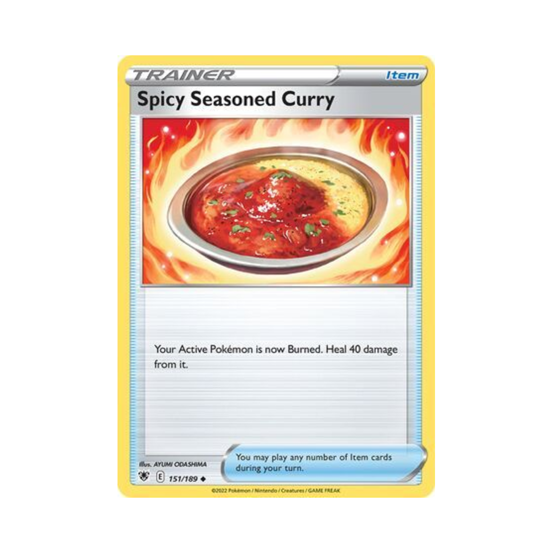 포켓몬 TCG 매운맛 스파이시 카레 U 아스트랄 레디안스 (영문판)(Pokemon TCG Spicy Seasoned Curry U Astral Radiance (English Ver.)) - 1