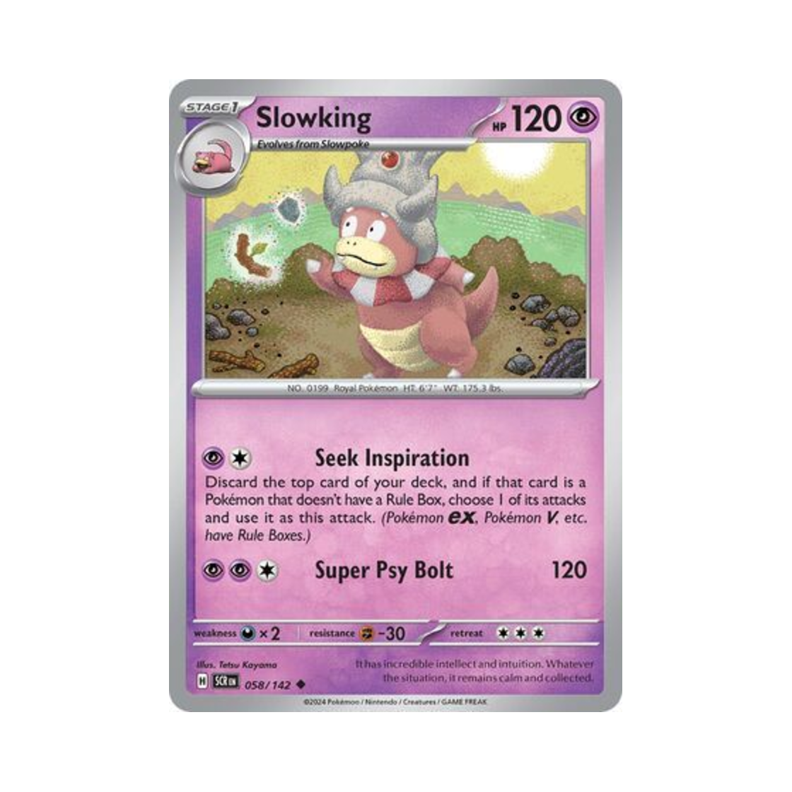 포켓몬 TCG 야도킹 U 스텔라 크라운 (영문판)(Pokemon TCG Slowking U Stellar Crown (English Ver.)) - 1