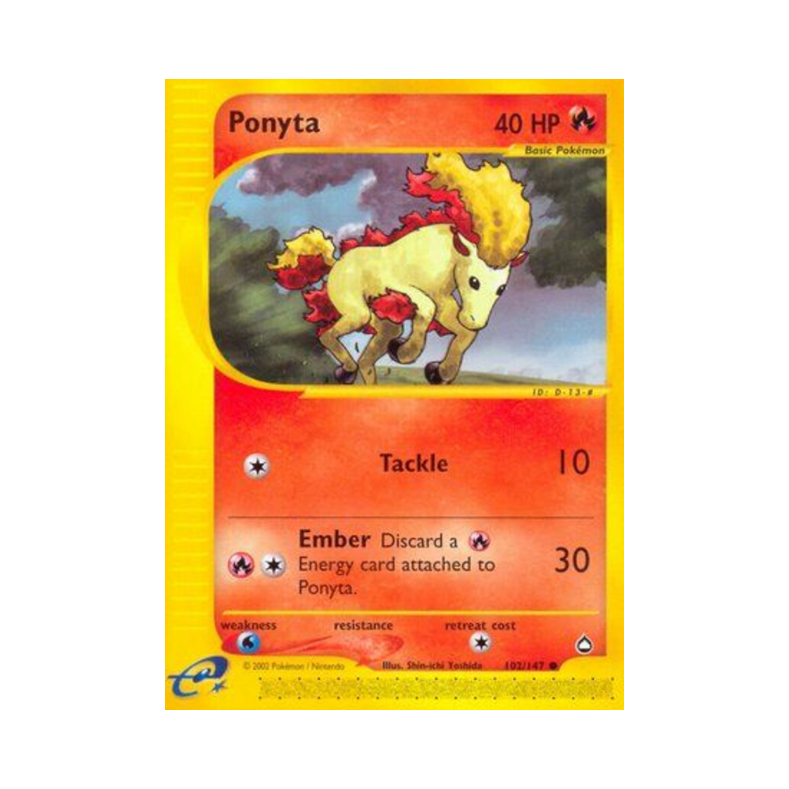 포켓몬 TCG 포니타 C 아쿠아폴리스 (영문판)(Pokemon TCG Ponyta C Aquapolis (English Ver.)) - 1