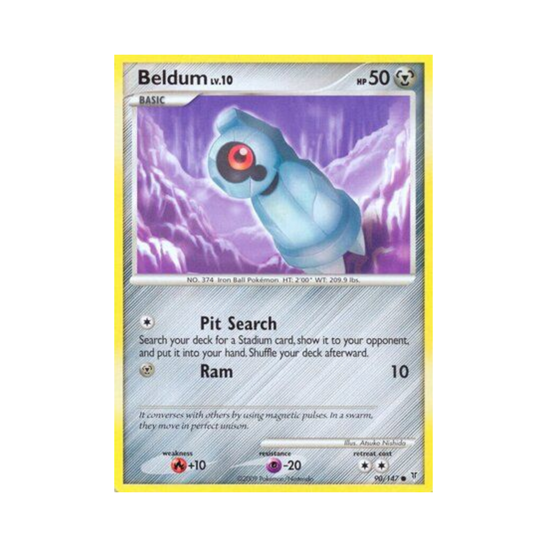 포켓몬 TCG 메탕 C 슈프림 빅터스 (영문판)(Pokemon TCG Beldum C Supreme Victors (English Ver.))