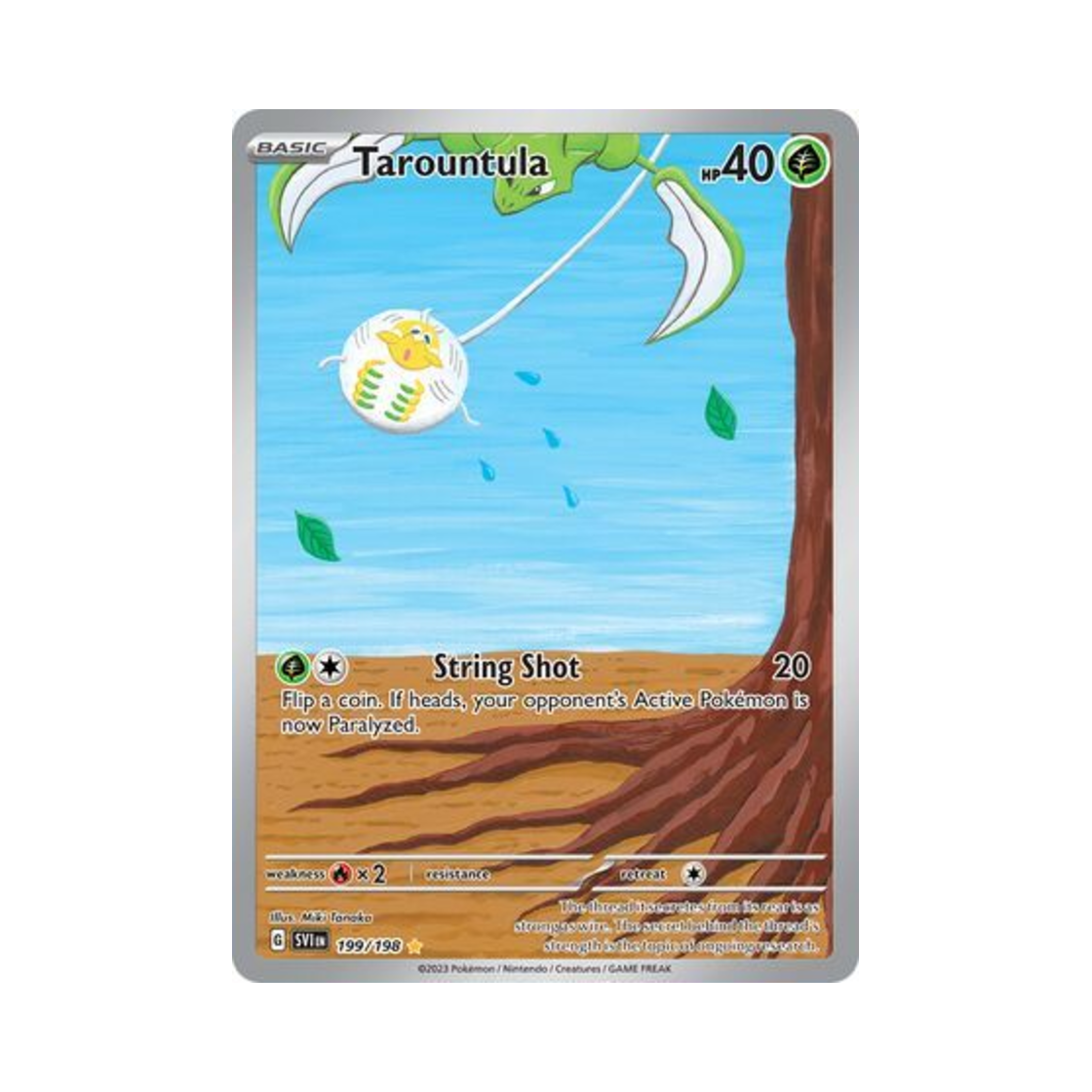 포켓몬 TCG 타랜툴라 IR 스칼렛 & 바이올렛 (영문판)(Pokemon TCG Tarountula IR Scarlet & Violet (English Ver.)) - 1