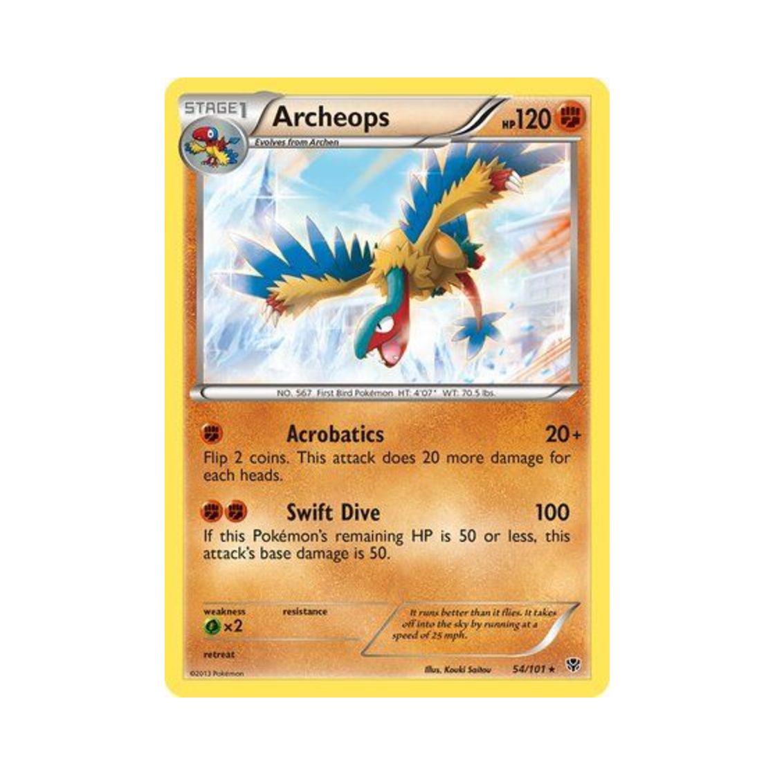 포켓몬 TCG 아케오스 RH 플라스마 블라스트 (영문판)(Pokemon TCG Archeops RH Plasma Blast (English Ver.)) - 1
