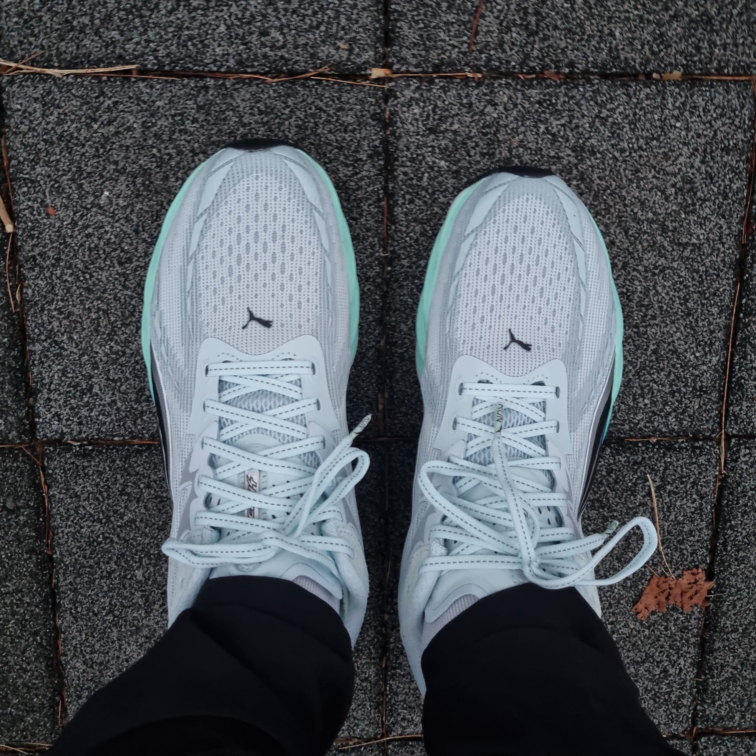 Puma Velocity Nitro 4 Sea Glass Speed Blue - Wide 착용 스타일 - 3