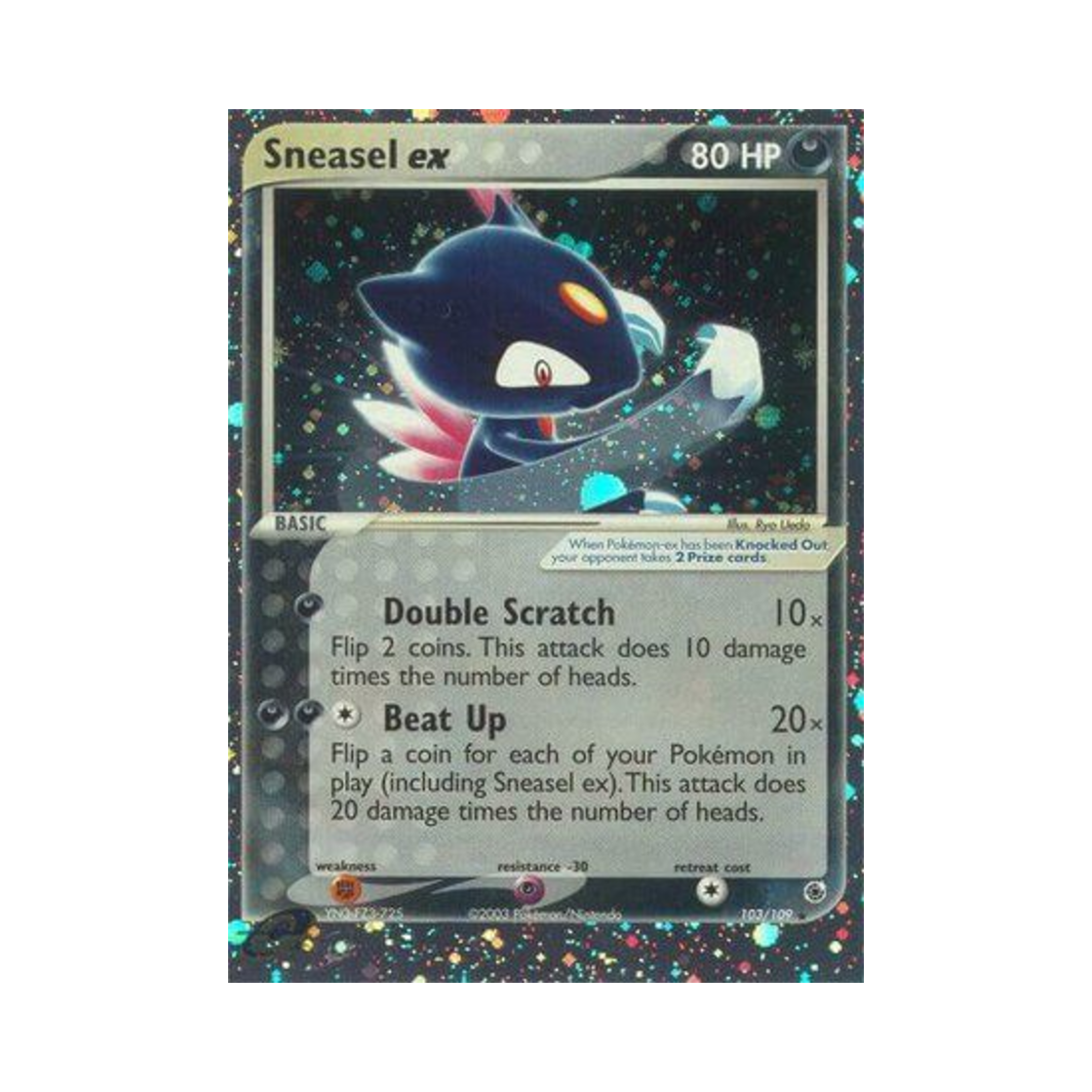 포켓몬 TCG 포푸니 ex RHe EX 루비 & 사파이어 (영문판)(Pokemon TCG Sneasel ex RHe EX Ruby & Sapphire (English Ver.)) - 1