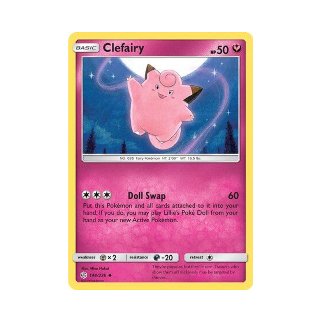 포켓몬 TCG 삐삐 U 코스믹 이클립스 (영문판)(Pokemon TCG Clefairy U Cosmic Eclipse (English Ver.)) - 1