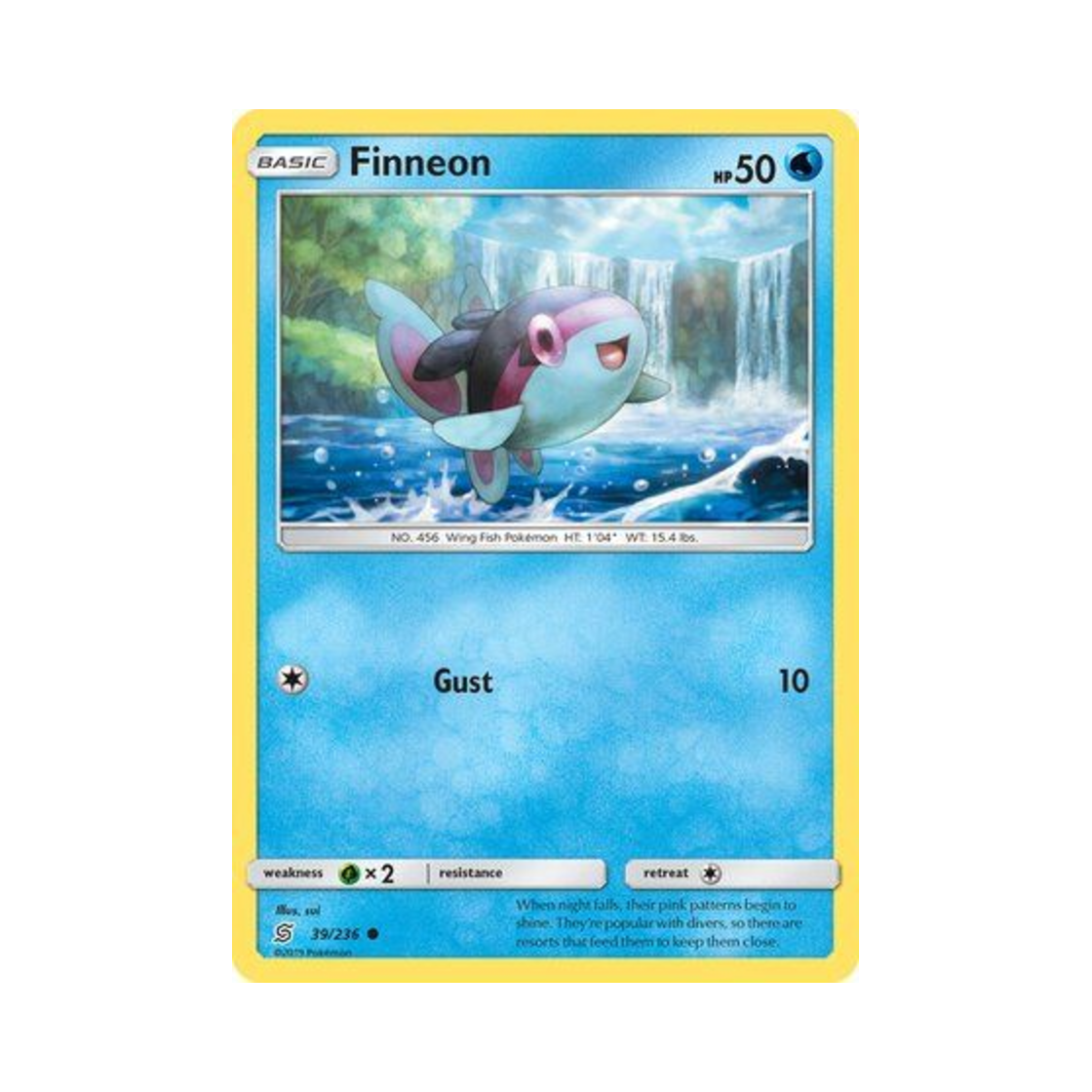 포켓몬 TCG 형광어 C 유니파이드 마인즈 (영문판)(Pokemon TCG Finneon C Unified Minds (English Ver.)) - 1