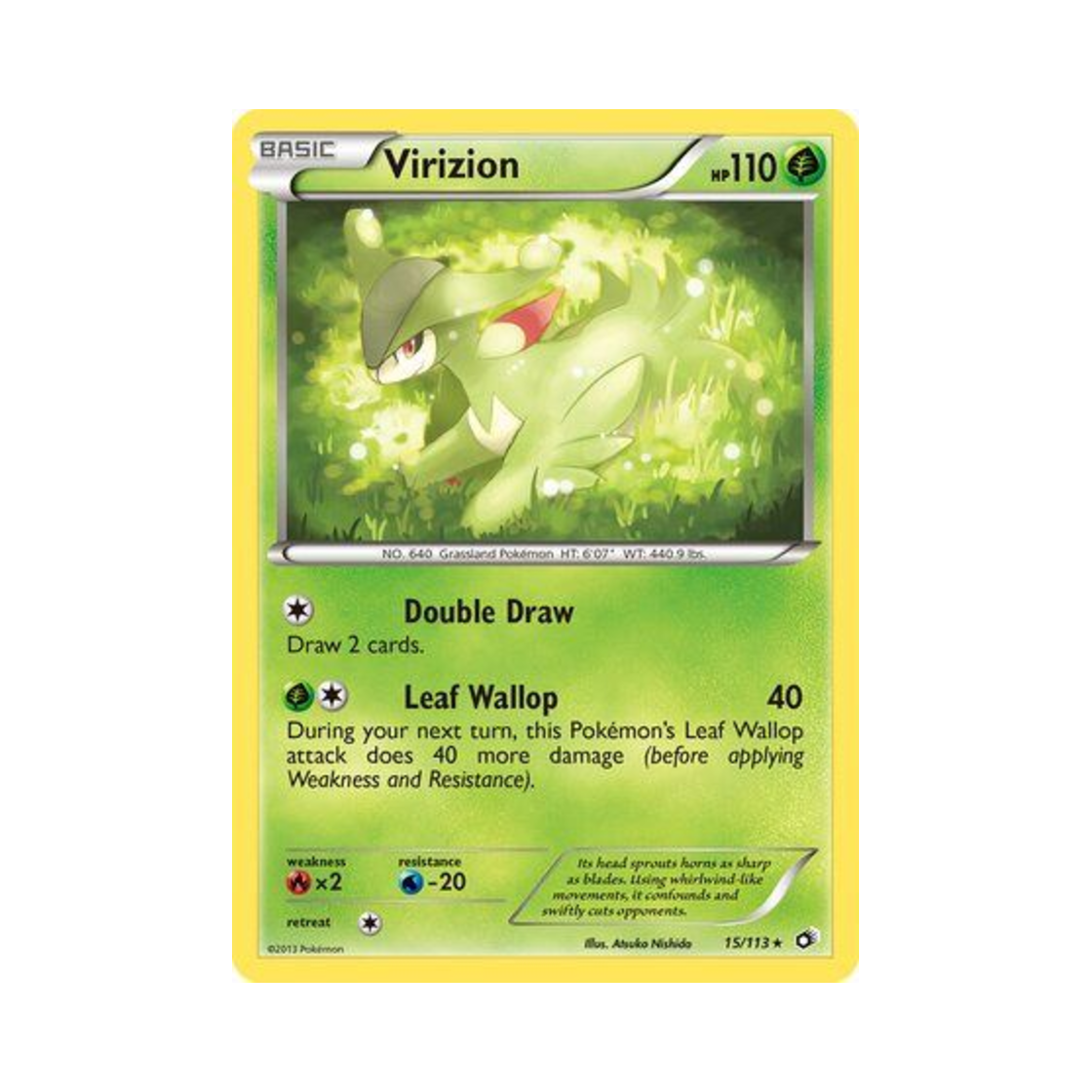 포켓몬 TCG 비리디온 RH 레전더리 트레져스 (영문판)(Pokemon TCG Virizion RH Legendary Treasures (English Ver.)) - 1