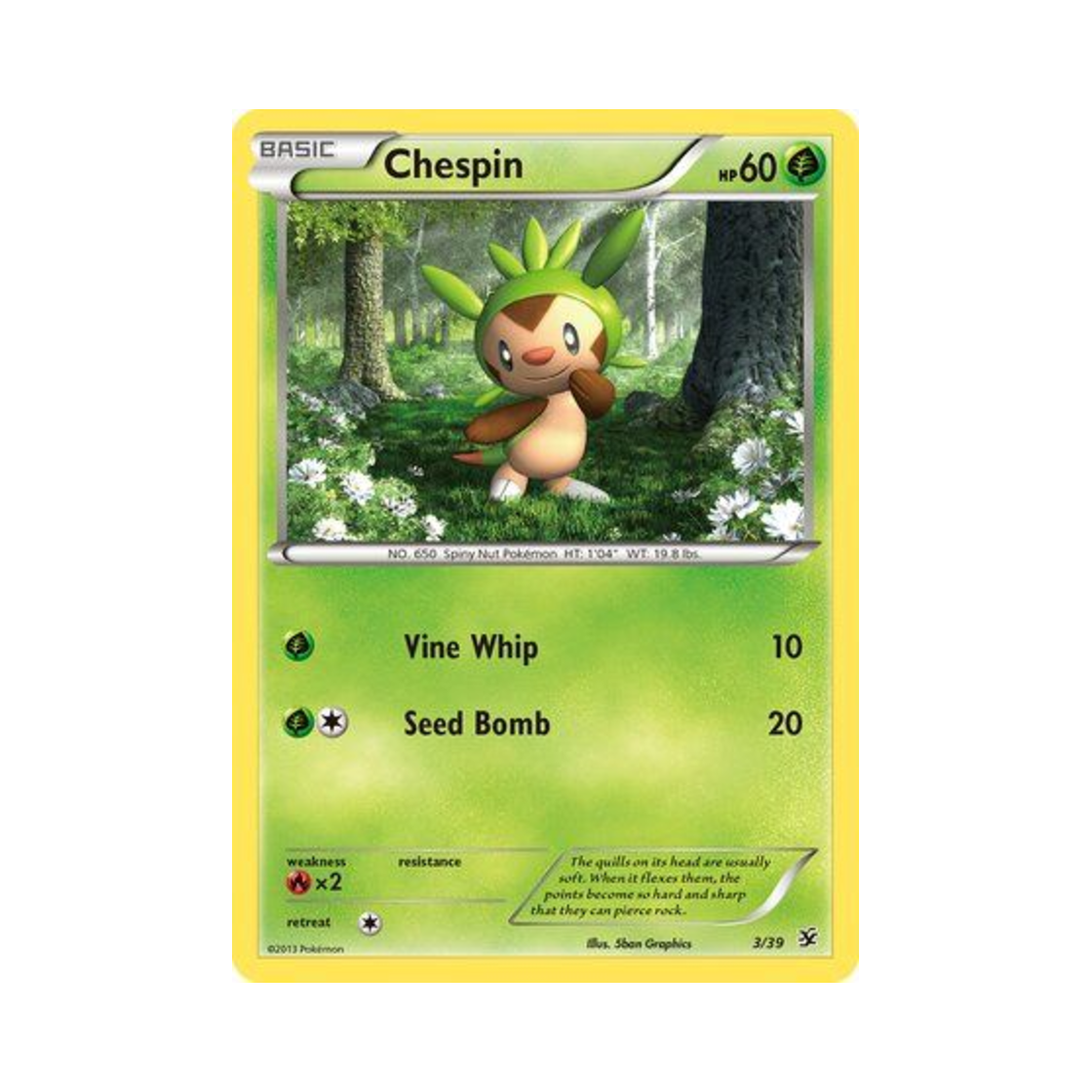 포켓몬 TCG 도치마론 칼로스 스타터 세트 (영문판)(Pokemon TCG Chespin Kalos Starter Set (English Ver.)) - 1
