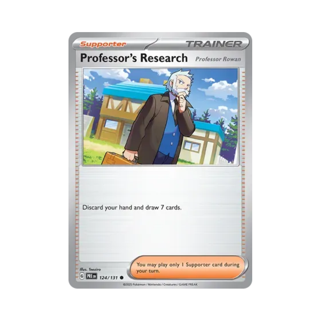 PRE124/131 Pokemon TCG Professor's Research C Prismatic Evolutions (English Ver.)