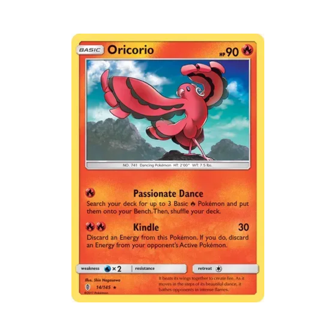 포켓몬 TCG 춤추새 R 가디언스 라이징 (영문판)(Pokemon TCG Oricorio R Guardians Rising (English Ver.)) - 1
