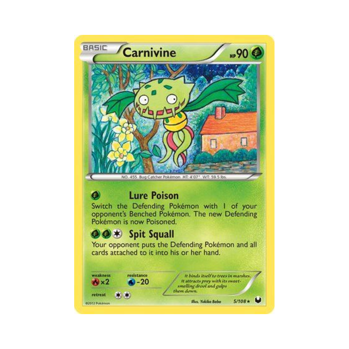 포켓몬 TCG 무스틈니 R 다크 익스플로러스 (영문판)(Pokemon TCG Carnivine R Dark Explorers (English Ver.)) - 1