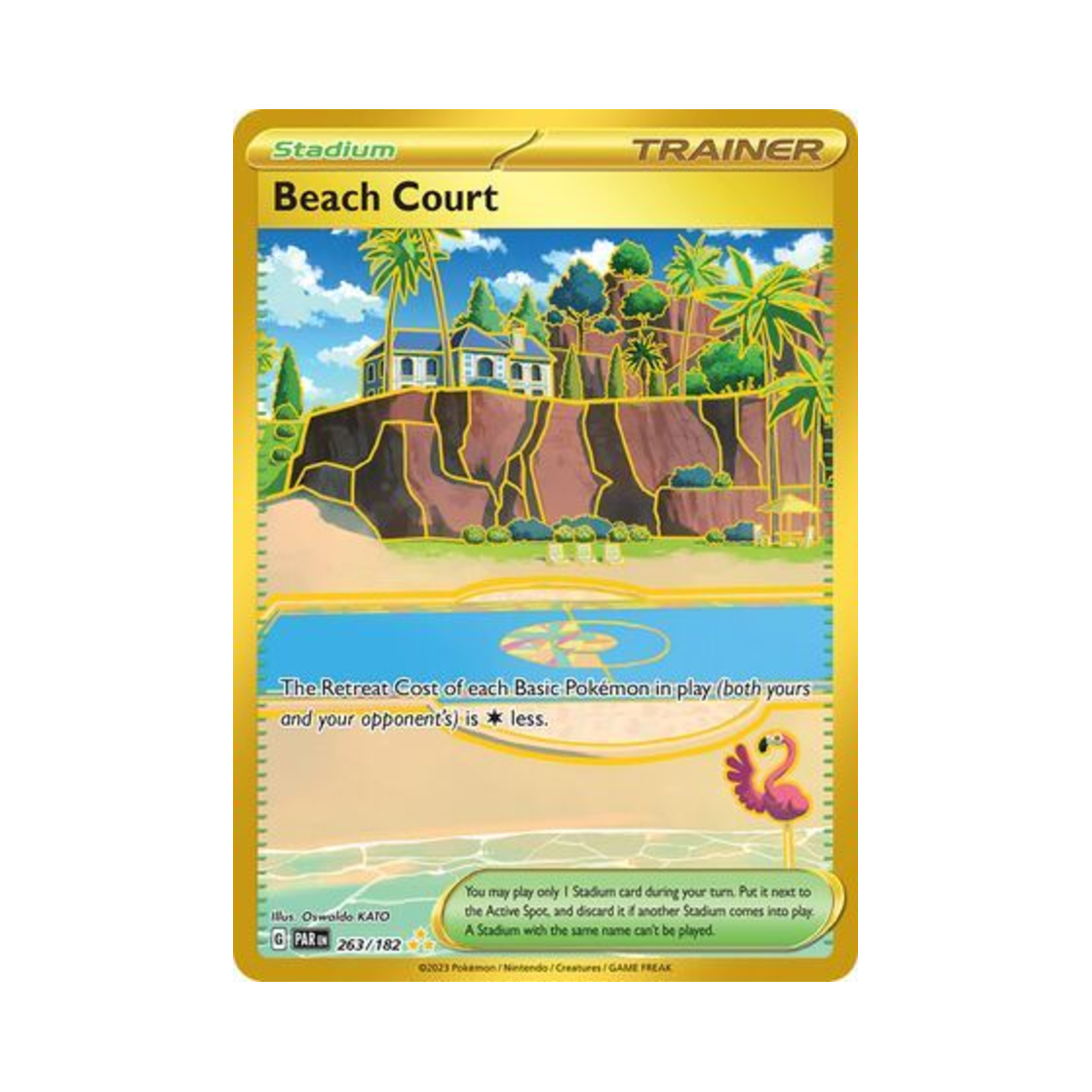 포켓몬 TCG 비치코트 HR 파라독스 리프트 (영문판)(Pokemon TCG Beach Court HR Paradox Rift (English Ver.)) - 1
