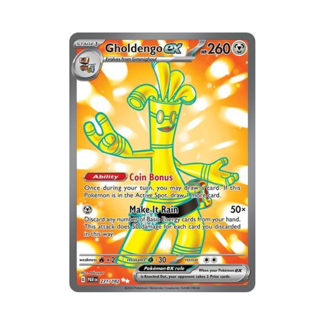 포켓몬 TCG 타부자고 ex UR 파라독스 리프트 (영문판)(Pokemon TCG Gholdengo ex UR Paradox Rift (English Ver.)) - 1
