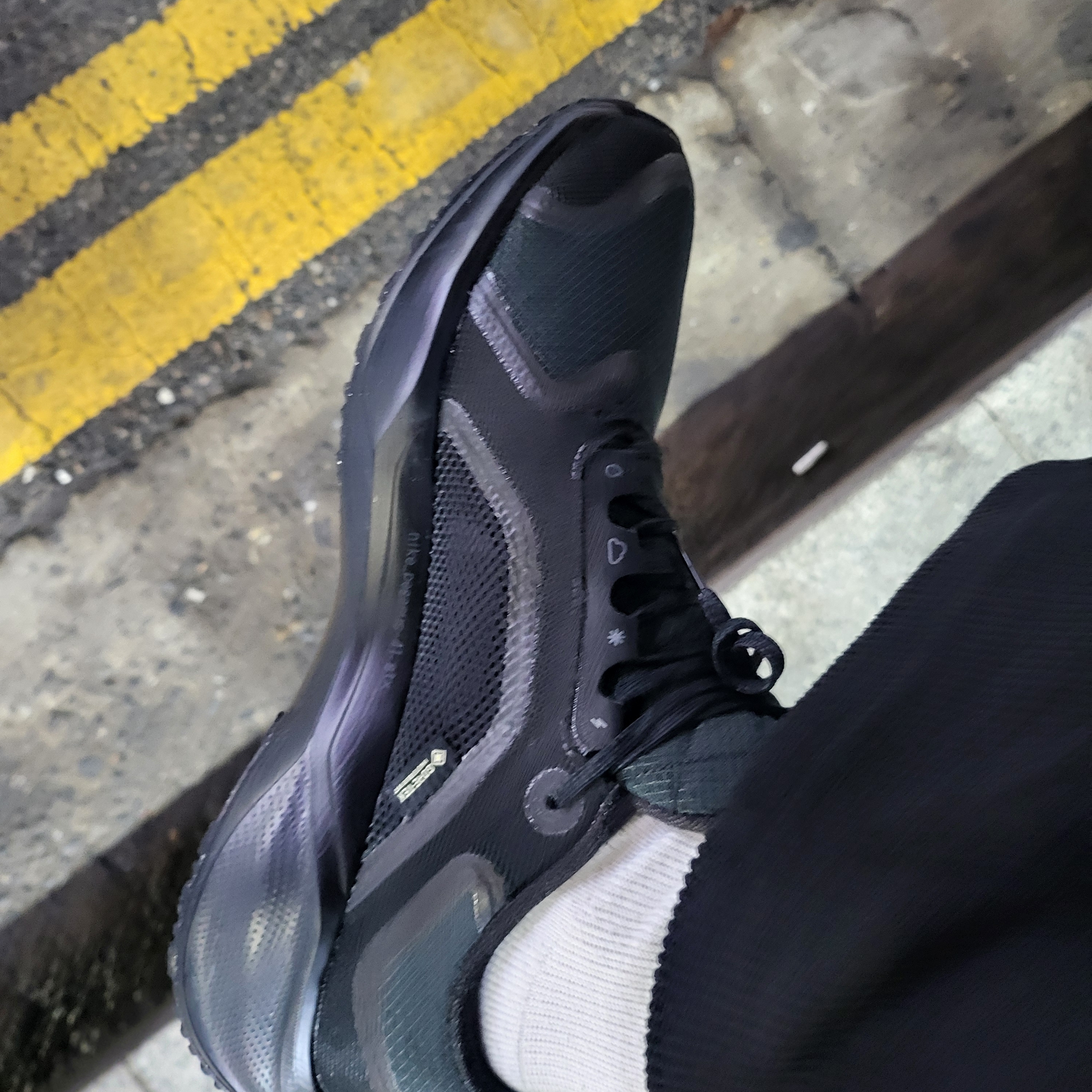 Nike Air Zoom Pegasus 41 Gore-Tex Black Anthracite 착용 스타일 - 2