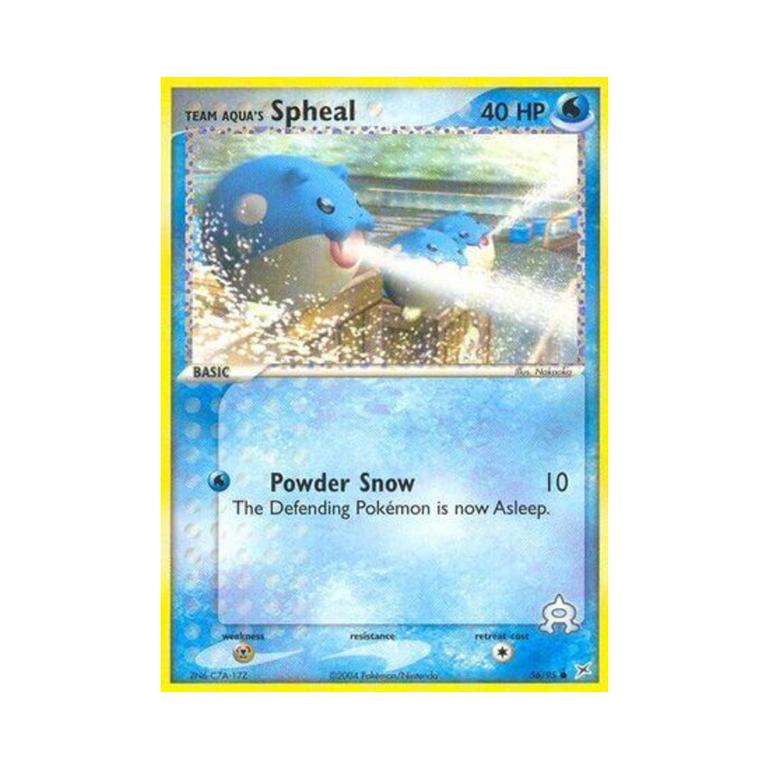 포켓몬 TCG 아쿠아단의 대굴레오 C EX 마그마단 vs 아쿠아단 (영문판)(Pokemon TCG Team Aqua's Spheal C EX Team Magma vs Team Aqua (English Ver.)) - 1