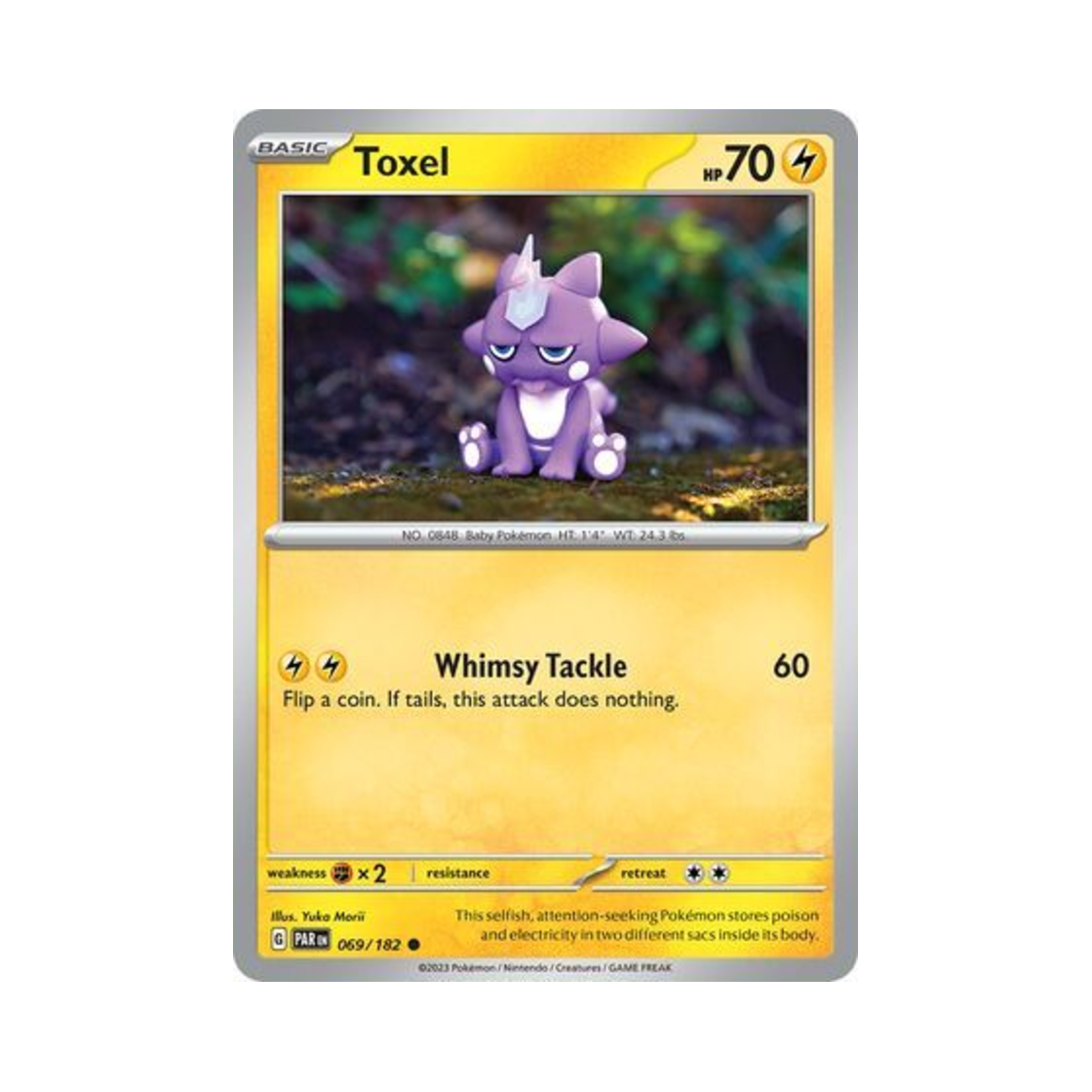 포켓몬 TCG 일레즌 C 파라독스 리프트 (영문판)(Pokemon TCG Toxel C Paradox Rift (English Ver.)) - 1