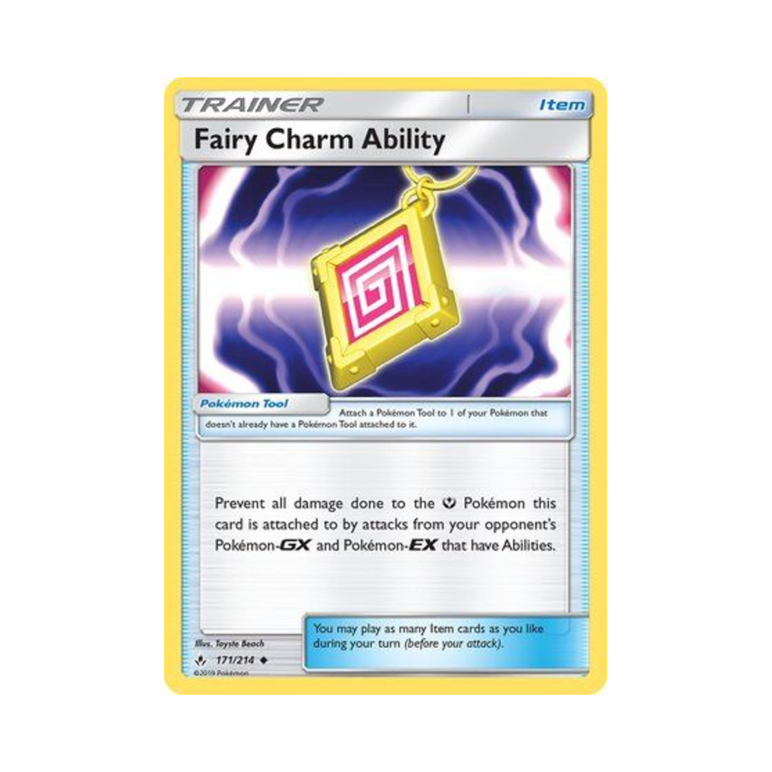 포켓몬 TCG 페어리참 특성 U 언브로큰 본즈 (영문판)(Pokemon TCG Fairy Charm Ability U Unbroken Bonds (English Ver.)) - 1