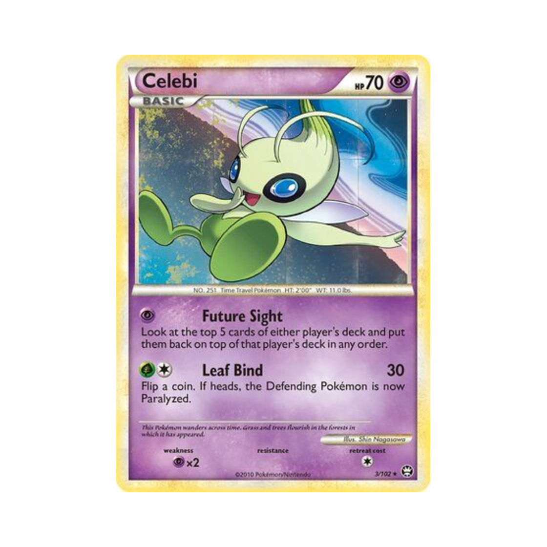 포켓몬 TCG 세레비 RH 트라이엄펀트 (영문판)(Pokemon TCG Celebi RH Triumphant (English Ver.)) - 1