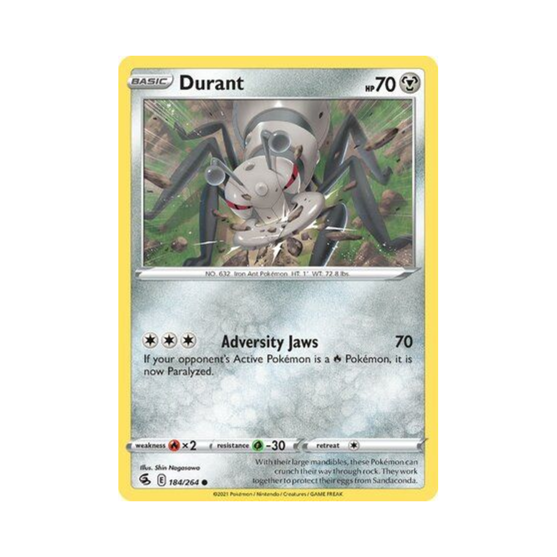 포켓몬 TCG 아이앤트 C 퓨전 스트라이크 (영문판)(Pokemon TCG Durant C Fusion Strike (English Ver.))