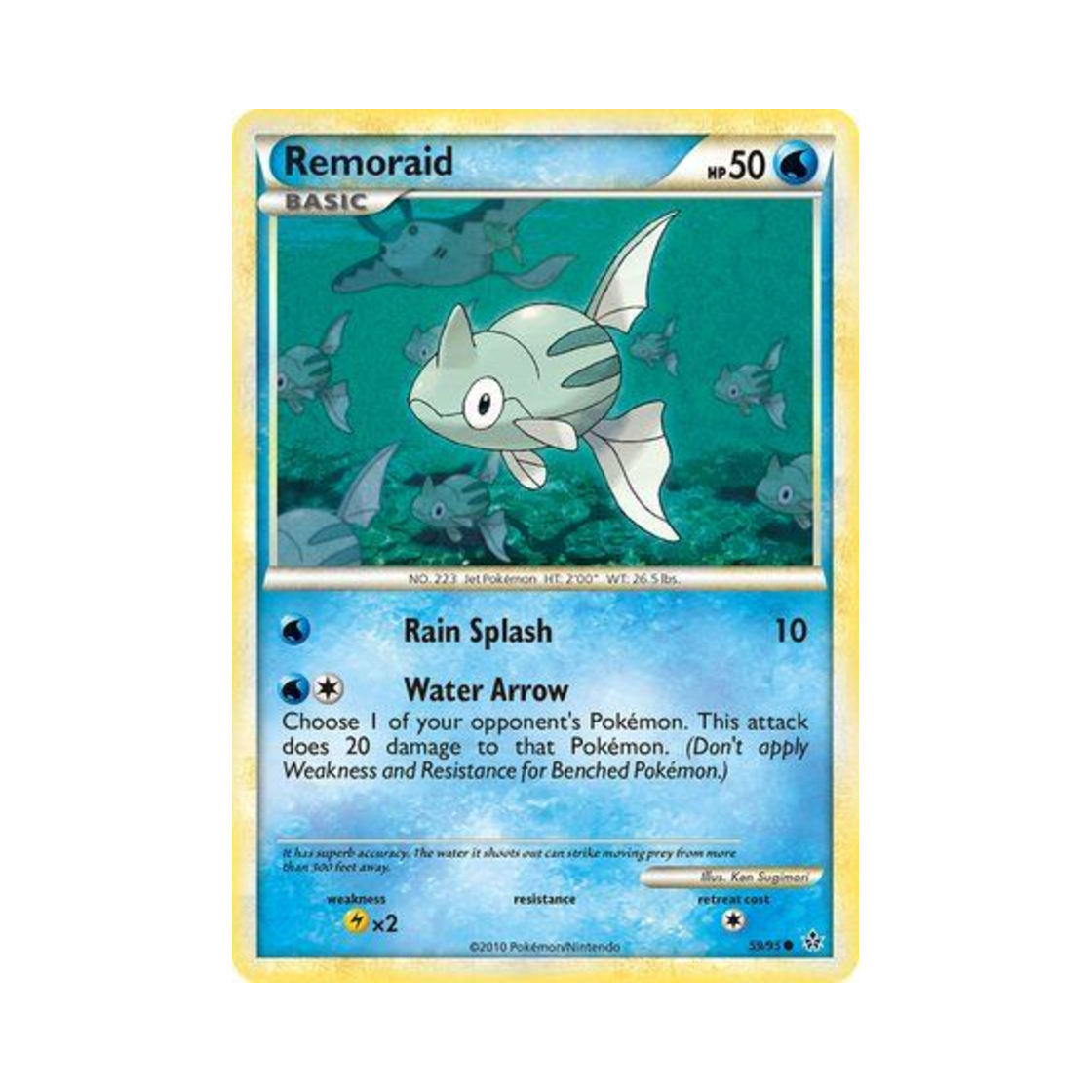포켓몬 TCG 총어 C 언리쉬드 (영문판)(Pokemon TCG Remoraid C Unleashed (English Ver.)) - 1