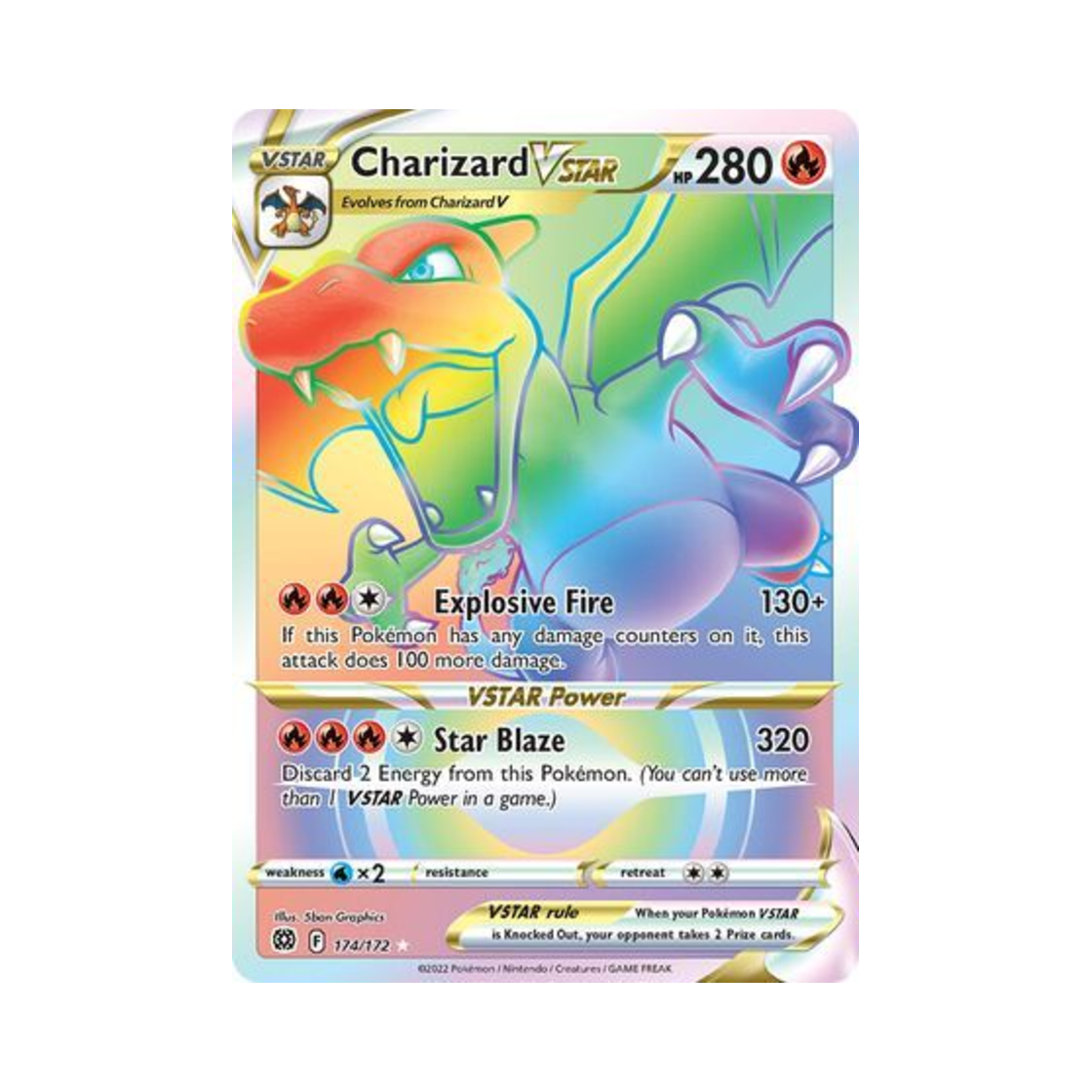 포켓몬 TCG 리자몽 VSTAR RR 브릴리언트 스타즈 (영문판)(Pokemon TCG Charizard VSTAR RR Brilliant Stars (English Ver.)) - 1