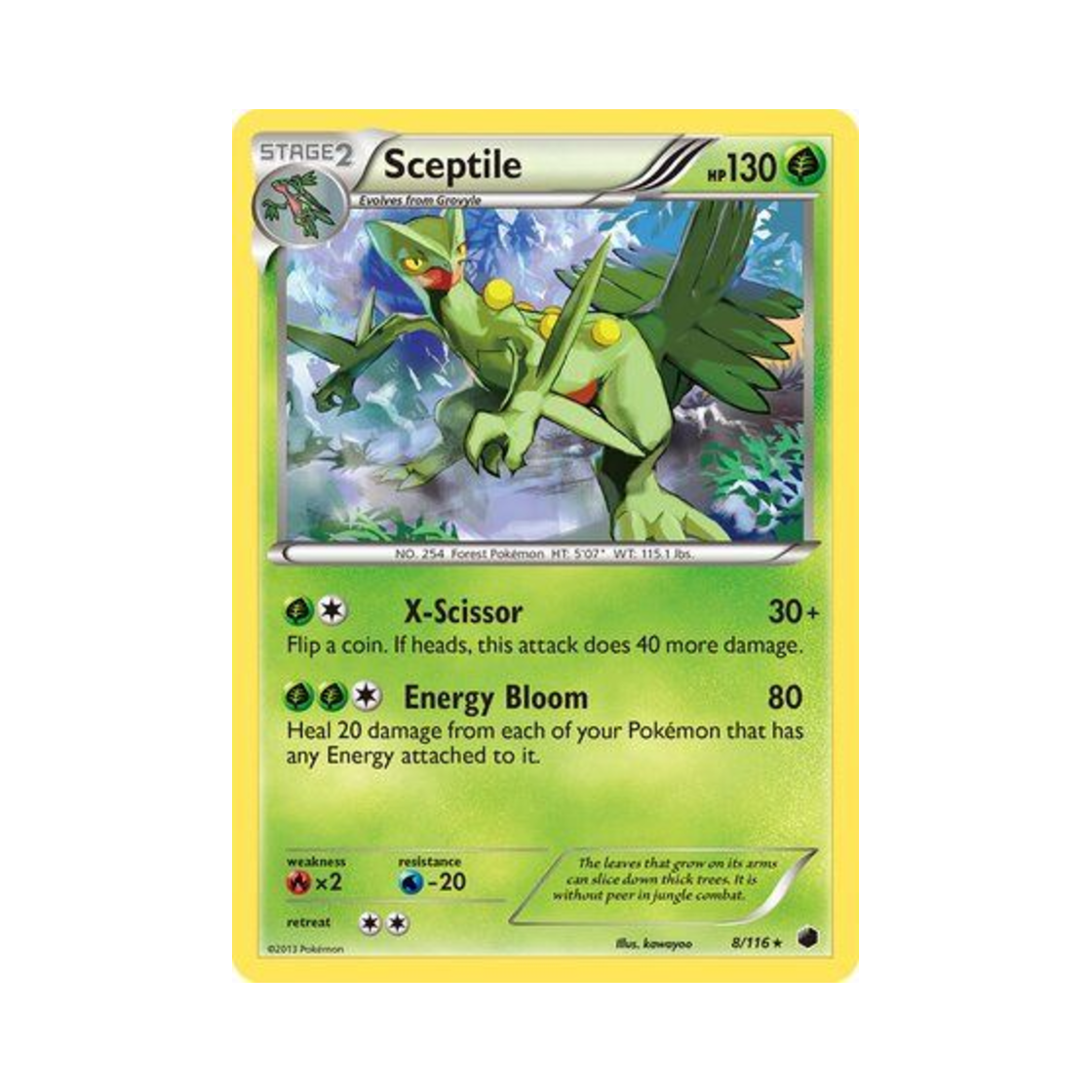 포켓몬 TCG 나무킹 RH 플라스마 프리즈 (영문판)(Pokemon TCG Sceptile RH Plasma Freeze (English Ver.)) - 1