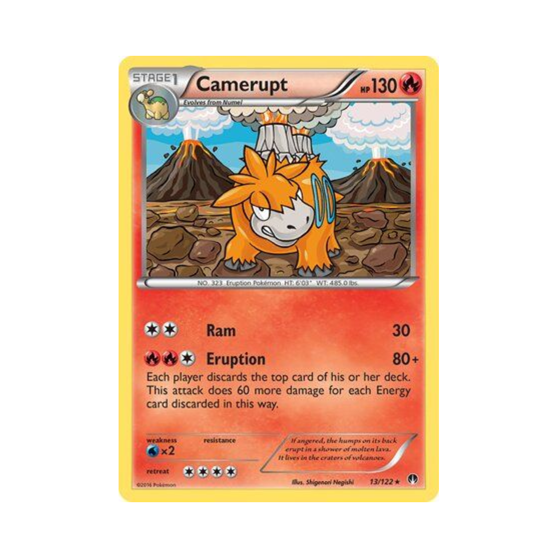 포켓몬 TCG 폭타 R 브레이크포인트 (영문판)(Pokemon TCG Camerupt R BREAKpoint (English Ver.)) - 1