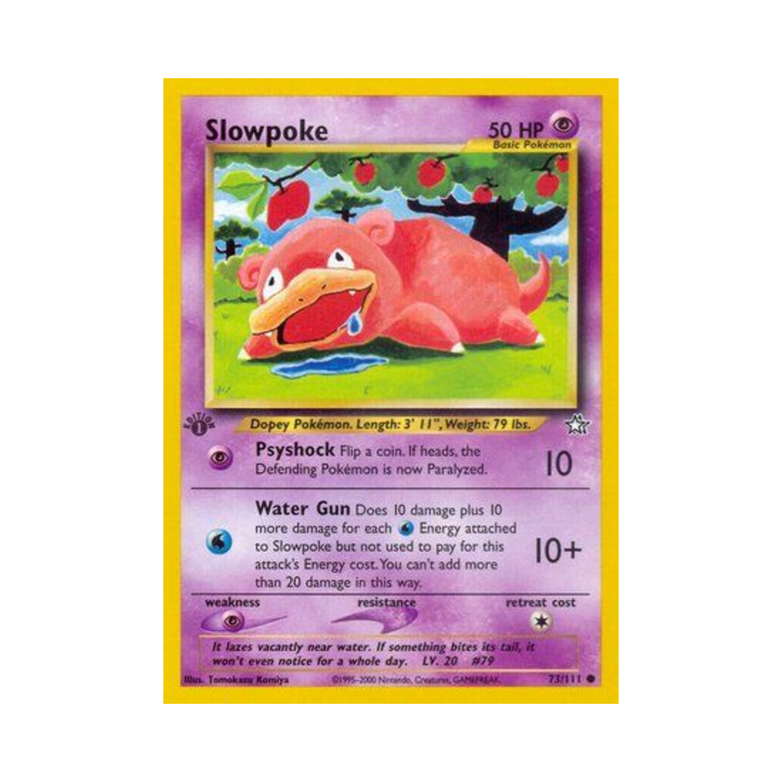 포켓몬 TCG 야돈 C 네오 제네시스 (영문판)(Pokemon TCG Slowpoke C Neo Genesis (English Ver.)) - 1