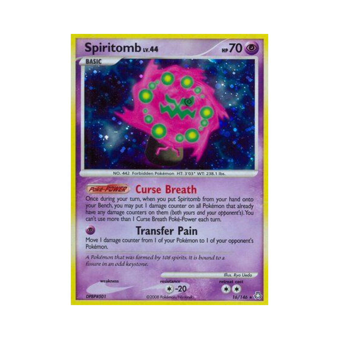 포켓몬 TCG 화강돌 RH 레전드 어웨이크드 (영문판)(Pokemon TCG Spiritomb RH Legends Awakened (English Ver.))