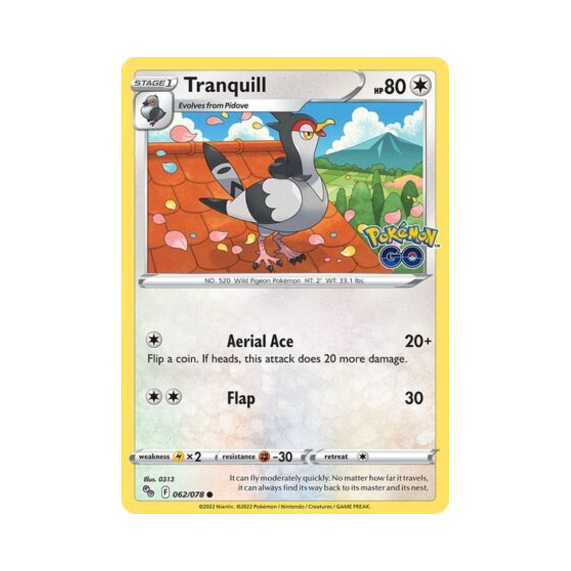 포켓몬 TCG 유토브 C 포켓몬 고 (영문판)(Pokemon TCG Tranquill C Pokemon GO (English Ver.)) - 1