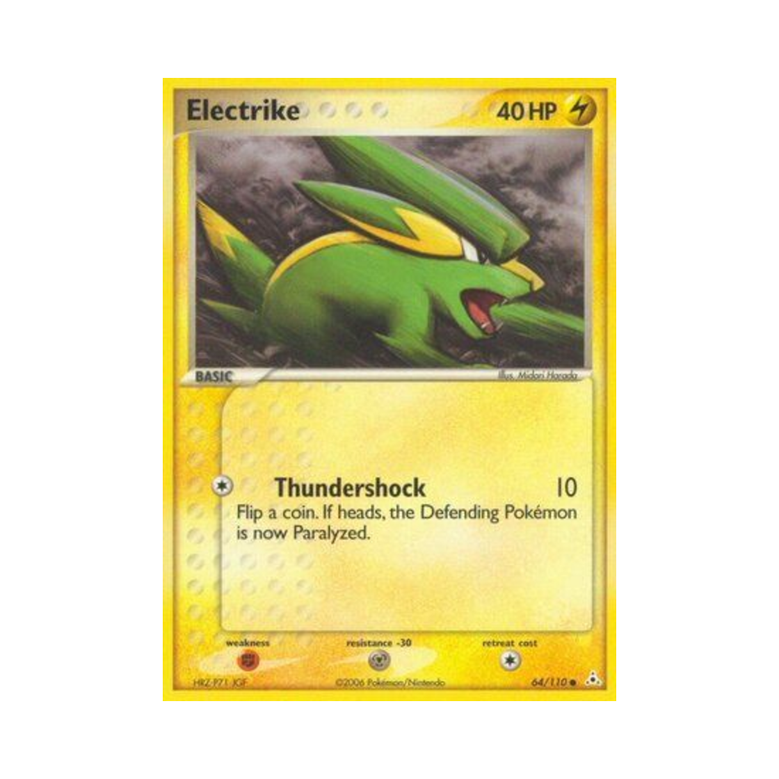 포켓몬 TCG 썬더라이 C EX 홀론 팬텀 (영문판)(Pokemon TCG Electrike C EX Holon Phantoms (English Ver.)) - 1