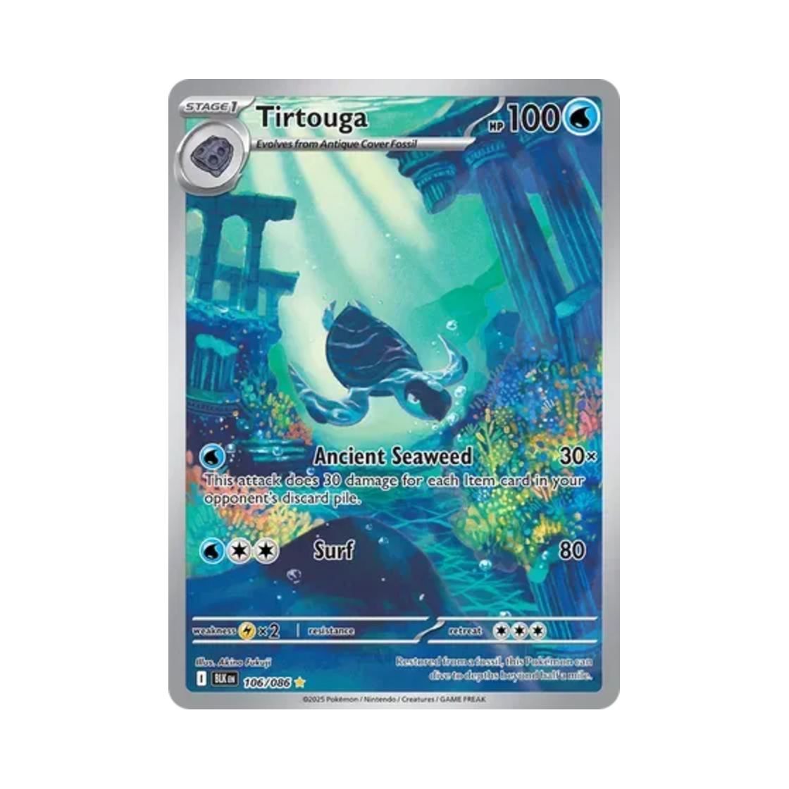 포켓몬 TCG 프로토가 IR 블랙볼트 (영문판)(Pokemon TCG Tirtouga IR Black Bolt (English Ver.)) - 1