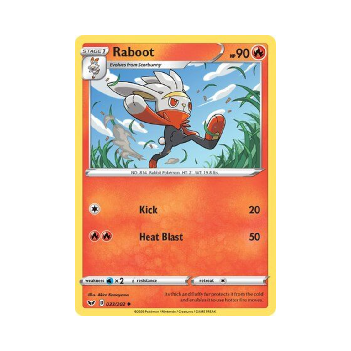 포켓몬 TCG 래비풋 U 소드 & 실드 (영문판)(Pokemon TCG Raboot U Sword & Shield (English Ver.)) - 1