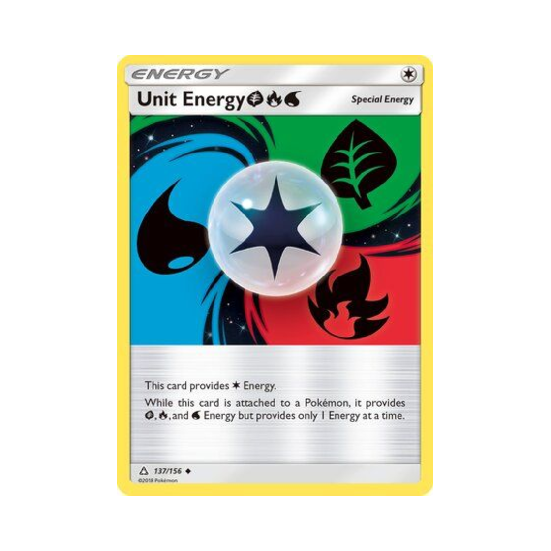 포켓몬 TCG 유닛 에너지 풀 불꽃 물 U 울트라 프리즘 (영문판)(Pokemon TCG Unit Energy GFW U Ultra Prism (English Ver.)) - 1
