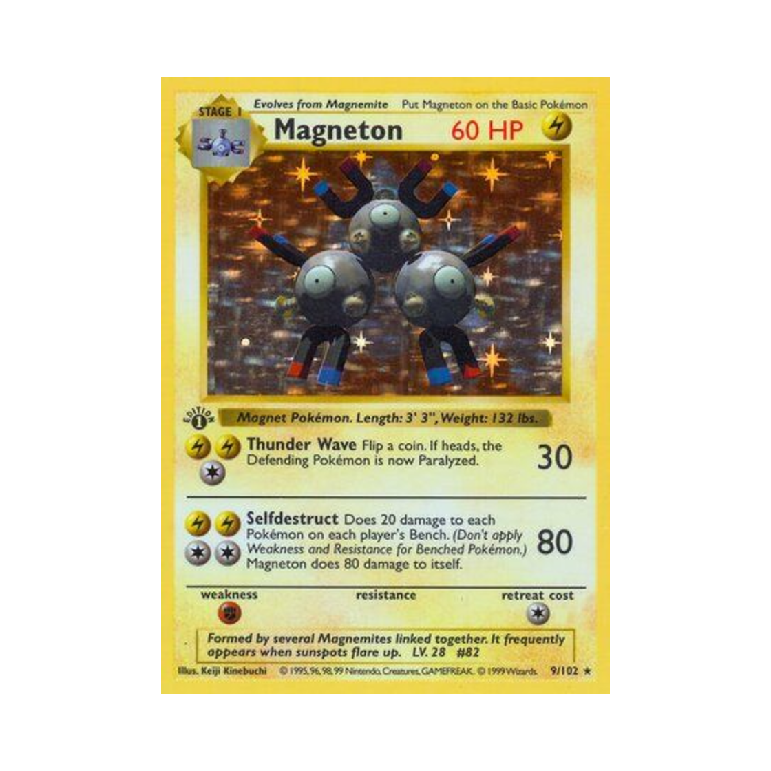 포켓몬 TCG 레어코일 RH 베이스 세트 (영문판)(Pokemon TCG Magneton RH Base Set (English Ver.)) - 1