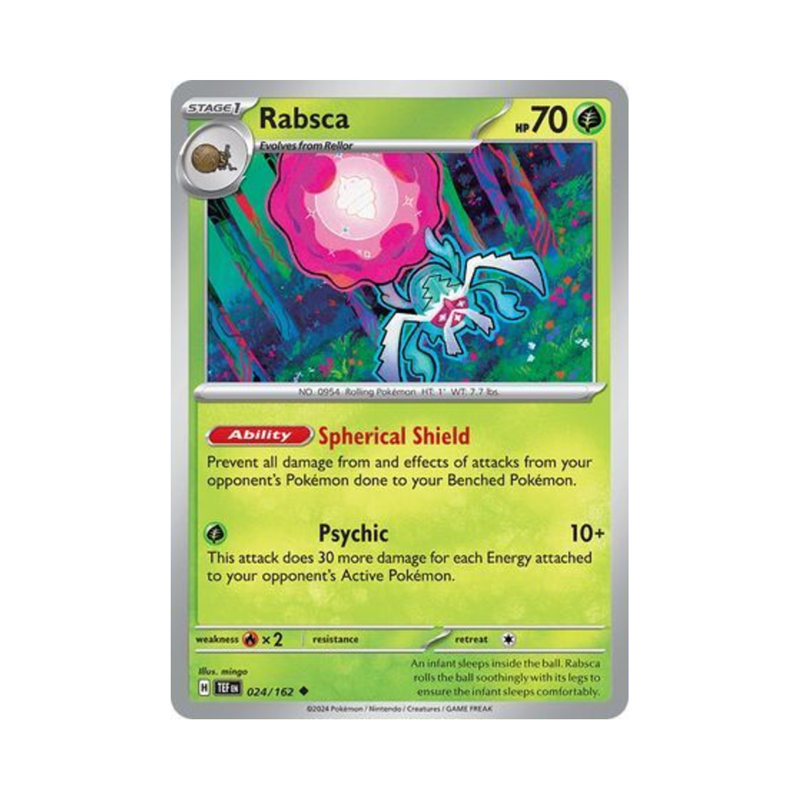 포켓몬 TCG 베라카스 U 템포럴 포시스 (영문판)(Pokemon TCG Rabsca U Temporal Forces (English Ver.)) - 1