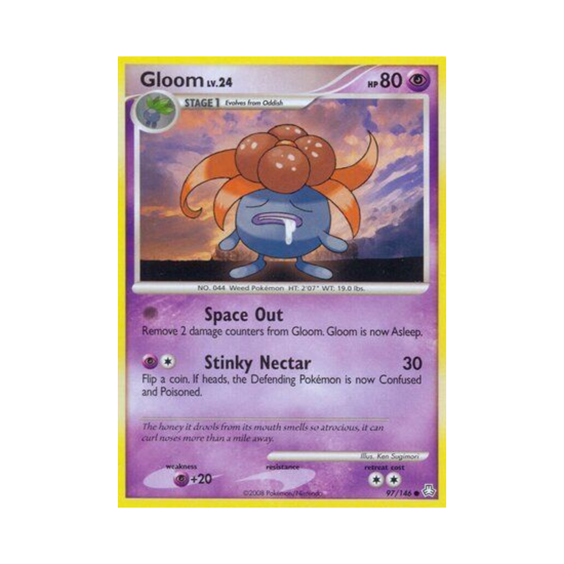 포켓몬 TCG 냄새꼬 C 레전드 어웨이크드 (영문판)(Pokemon TCG Gloom C Legends Awakened (English Ver.)) - 1