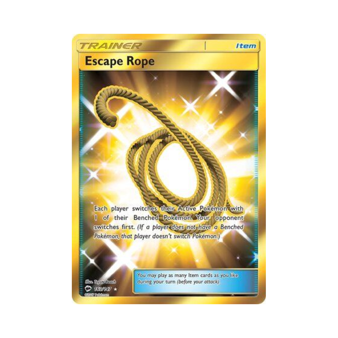 포켓몬 TCG 동굴탈출로프 RS 버닝 쉐도우 (영문판)(Pokemon TCG Escape Rope RS Burning Shadows (English Ver.)) - 1
