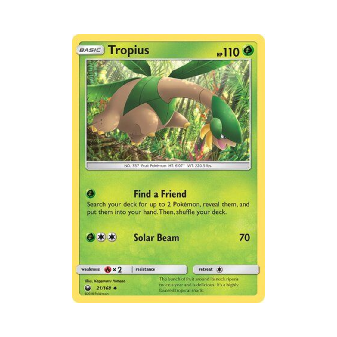 포켓몬 TCG 트로피우스 U 셀레스티얼 스톰 (영문판)(Pokemon TCG Tropius U Celestial Storm (English Ver.)) - 1