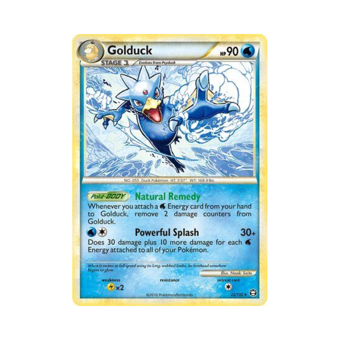 포켓몬 TCG 골덕 R 트라이엄펀트 (영문판)(Pokemon TCG Golduck R Triumphant (English Ver.))