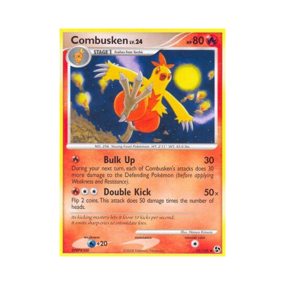 포켓몬 TCG 영치코 U 그레이트 인카운터스 (영문판)(Pokemon TCG Combusken U Great Encounters (English Ver.)) - 1