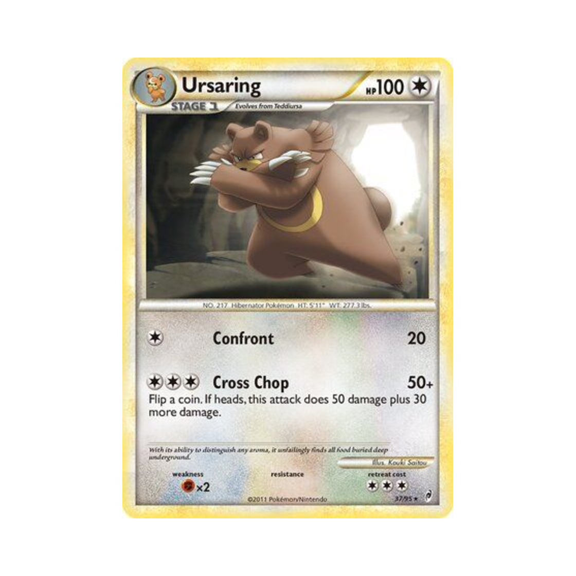포켓몬 TCG 링곰 R 콜 오브 레전즈 (영문판)(Pokemon TCG Ursaring R Call of Legends (English Ver.)) - 1