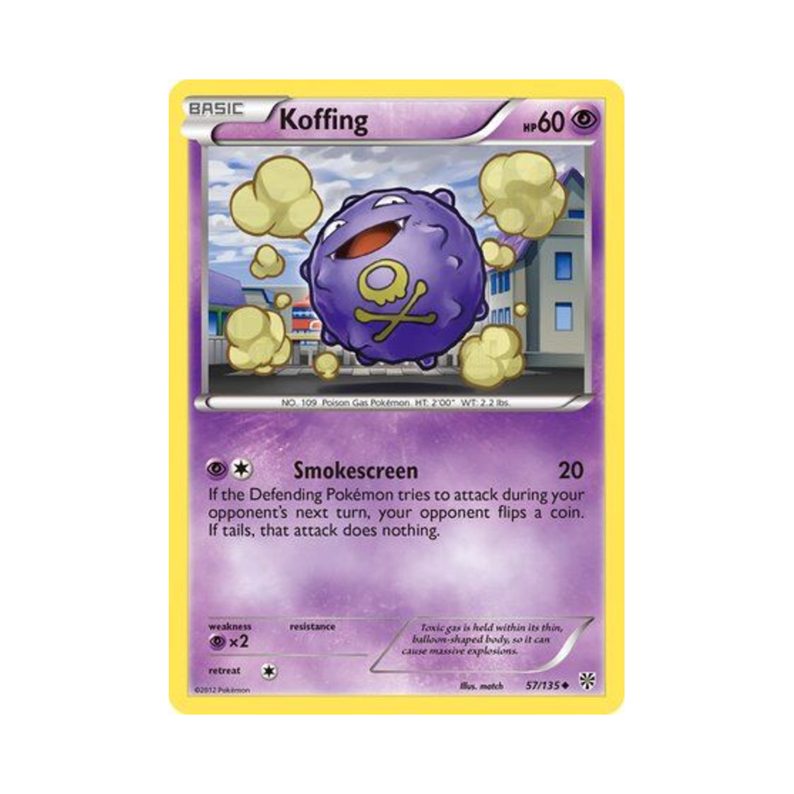 포켓몬 TCG 또가스 U 플라스마 스톰 (영문판)(Pokemon TCG Koffing U Plasma Storm (English Ver.)) - 1